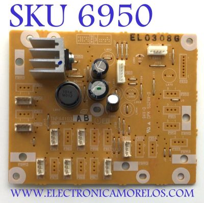 TARJETA (PB) PARA TV PANASONIC / NUMERO DE PARTE TNPA4103AB / TNPA4103 / PANEL MC216F30F12 / MODELO TH-85PF12U